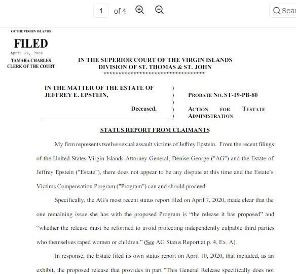 爱泼斯坦案进入和解谈判,61名受害者或将获赔超