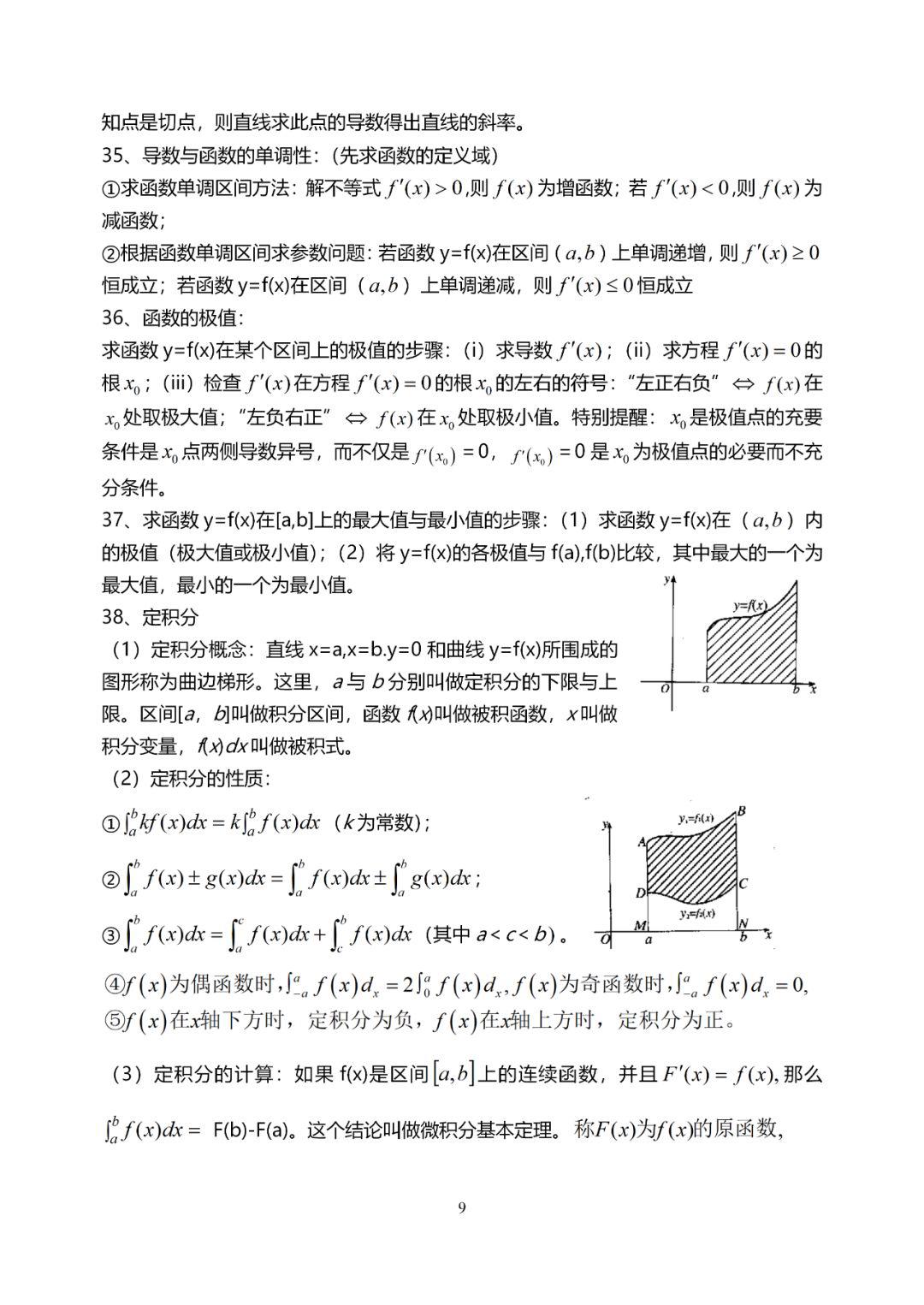 『音视频』数学干货丨高考数学知识点大全（理科版·138个）