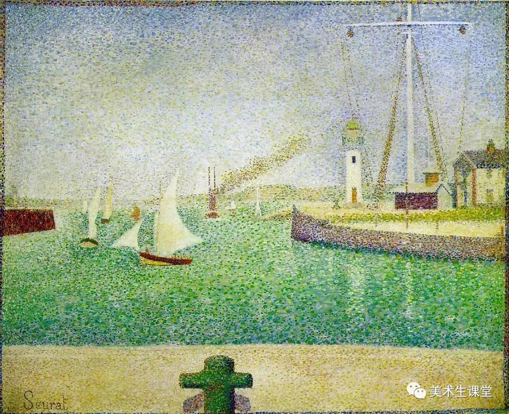 作品欣赏乔治·修拉(georges seurat, 1859-1891),法国画家,新印象