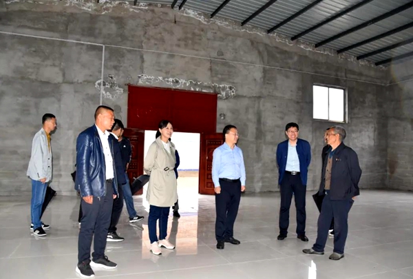 闻喜县委常委,统战部长张文豪在阳隅乡调研指导脱贫攻坚工作