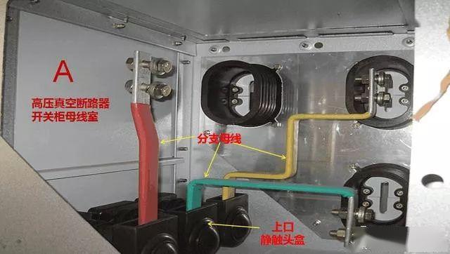 14,接地开关操作机构 15,真空断路器 16,加热装置 17二次插头 高压