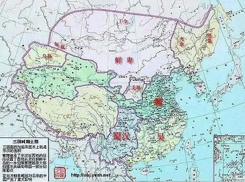 魏蜀吴真实控制的区域有多少？蜀国真的不容易