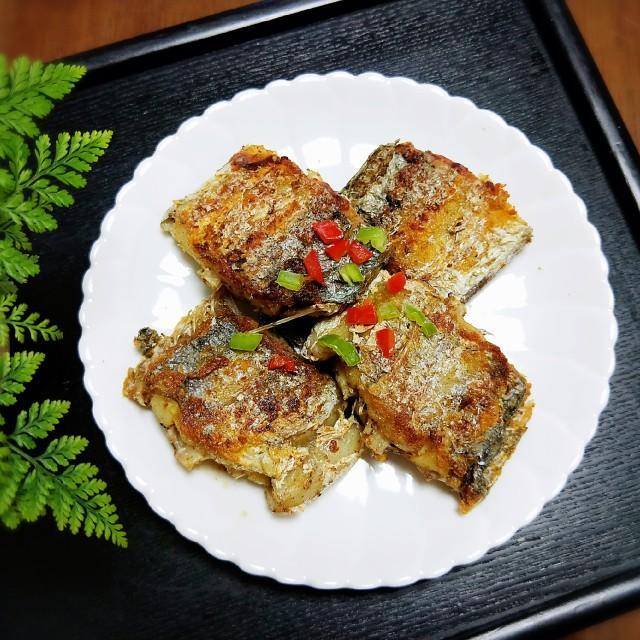 椒盐带鱼,味道鲜美,营养丰富,全家人都爱吃