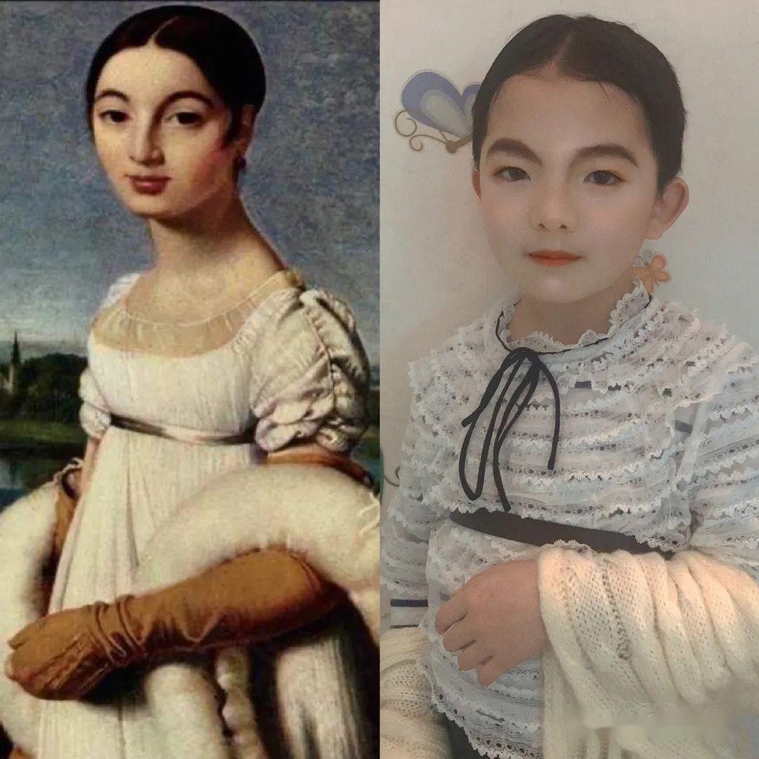 逆天神作,模仿世界名画,我只服中国的小学生