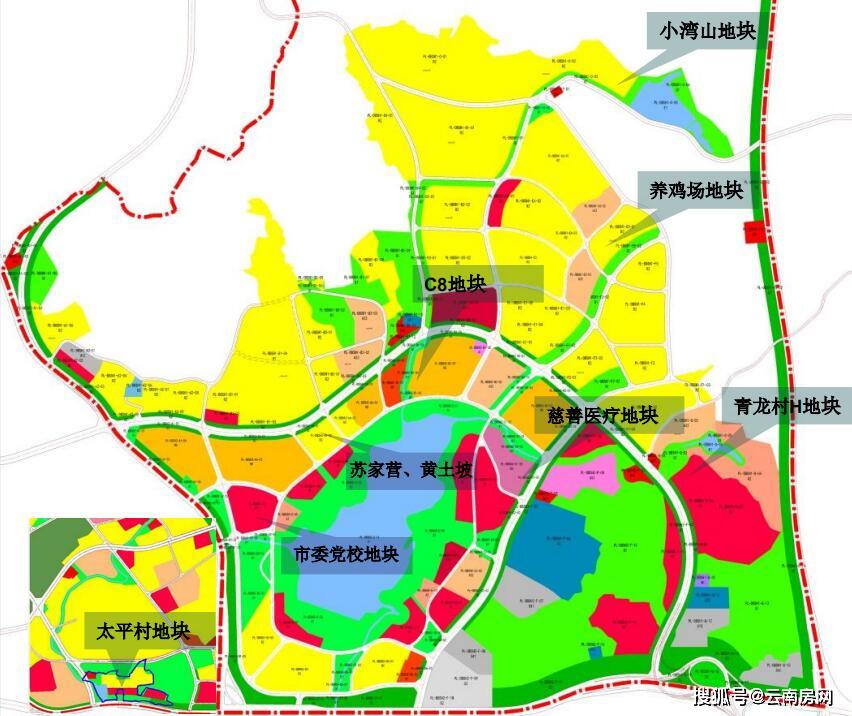 原创今年昆明重点推八大片区土地 总量超3千亩东白沙河最多
