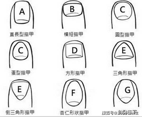 指甲形状解读你的性格和健康状况