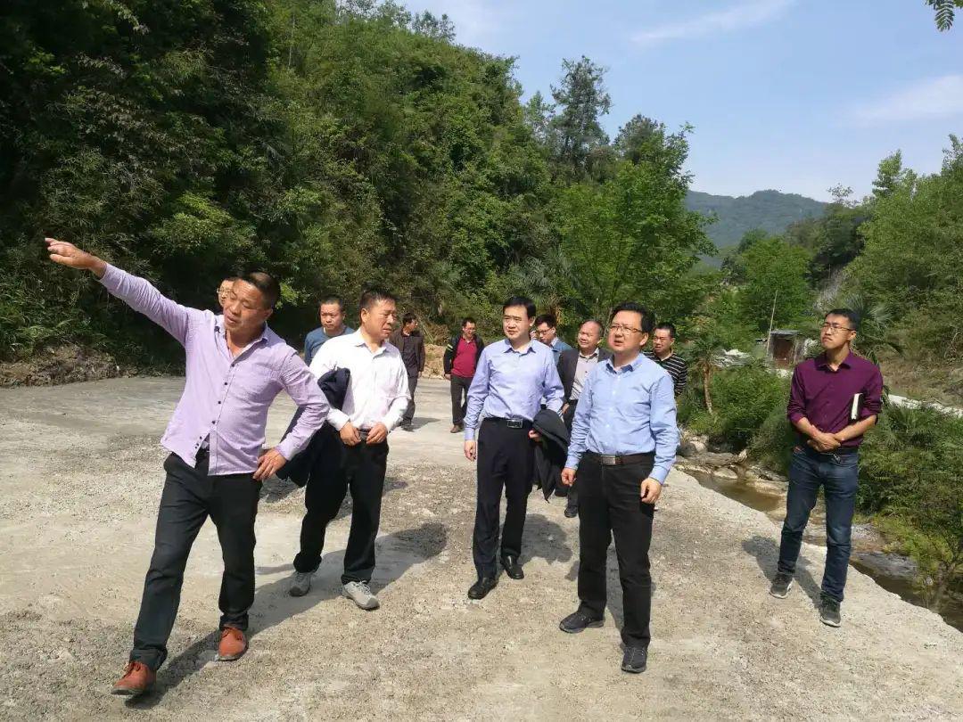 陈小康史邦俭一行调研指导大河坝村脱贫攻坚工作