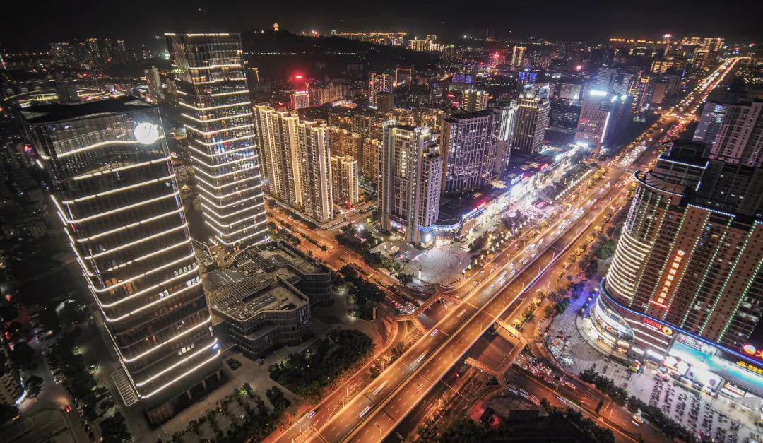 清平乐.龙岩夜景