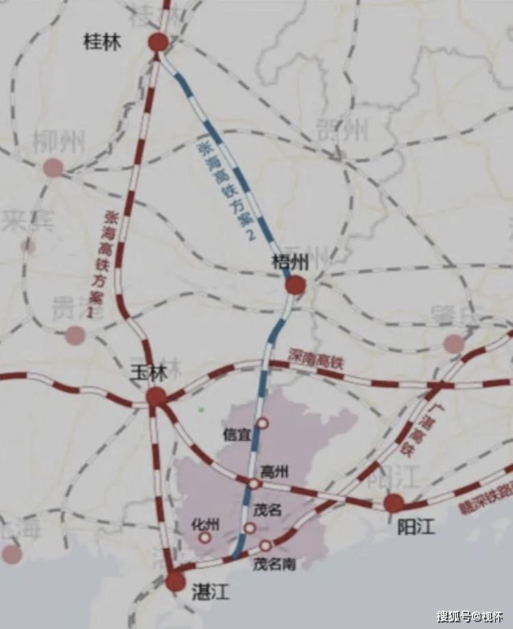 未来5年广东西部高铁大飞跃湛江至少4条高铁领跑粤西