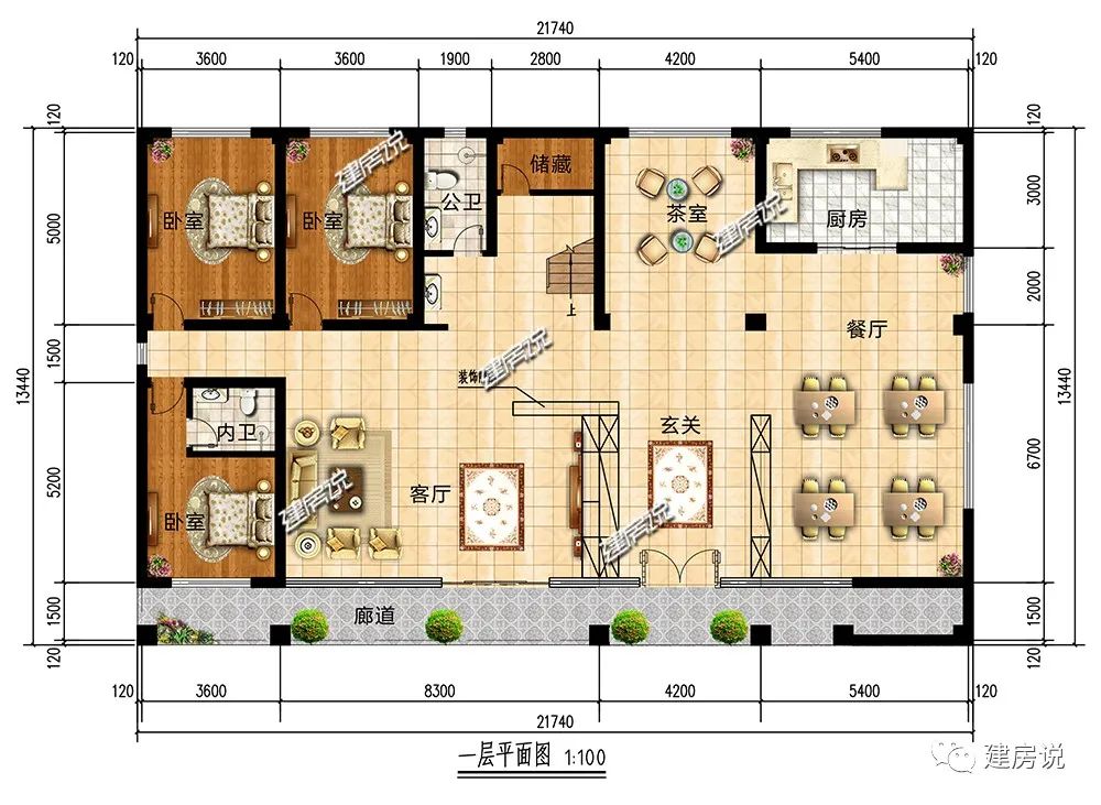 农村建房图纸:在广东建这栋民宿,我敢打包票,不出三年