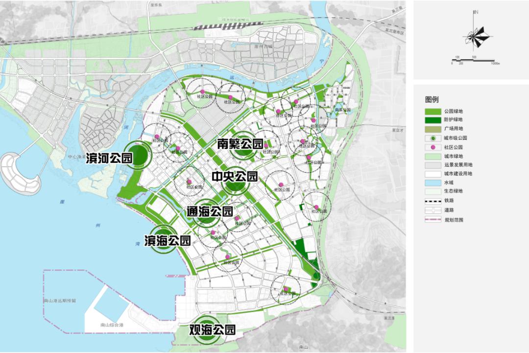 城·启丨科技城市,生态廊道——棕榈设计赢得南繁科技