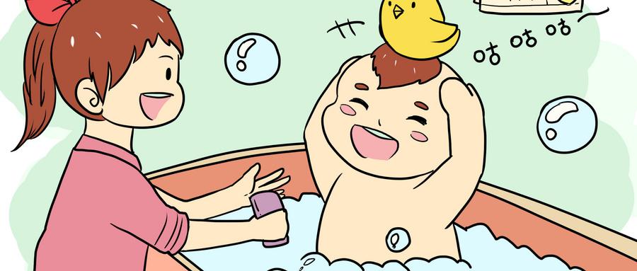 宝宝@导致孩子患上感冒，这几个地方反复洗早晚是病新生儿洗澡太勤快