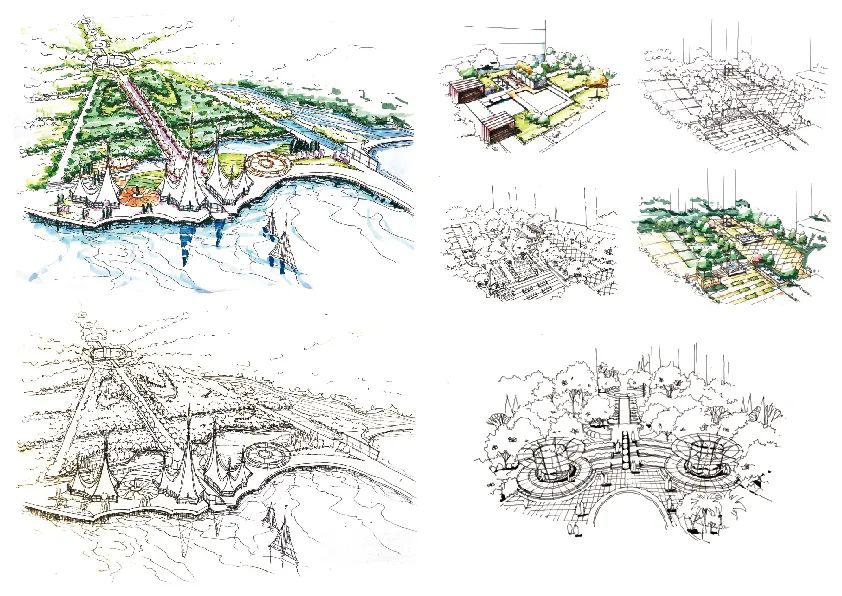 风景园林案例抄绘|从临摹到设计构思的升华