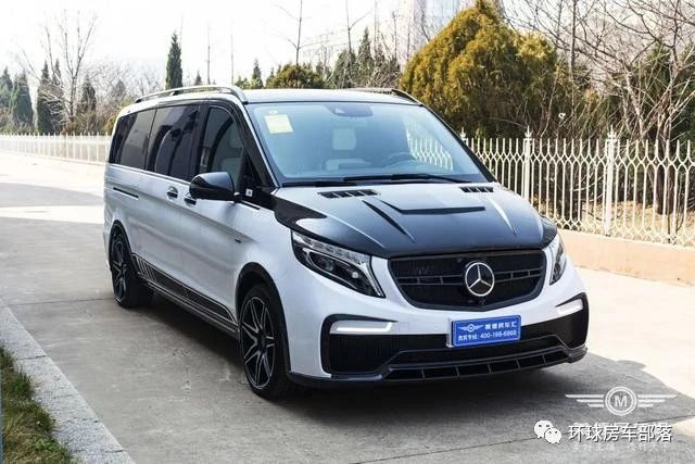 全新国六v级7座奔驰豪华商务车,大白鲨碳纤维版现车实拍