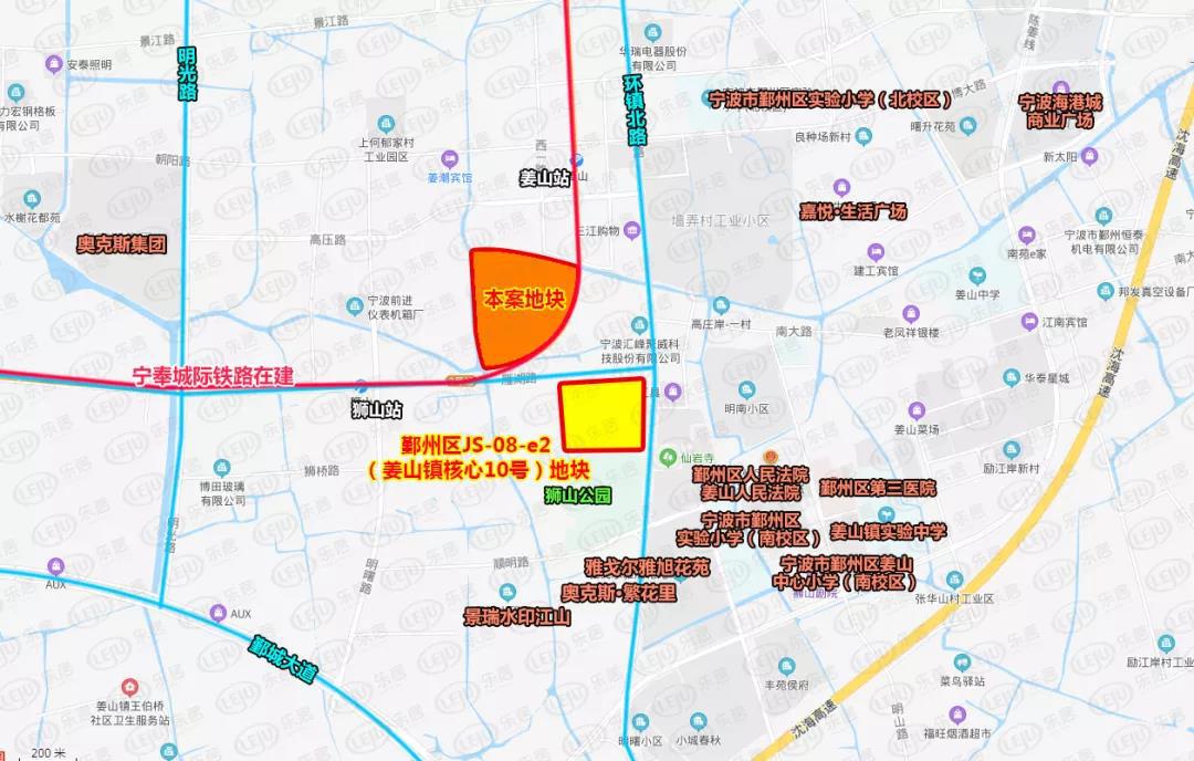 6,随着宁波绕城高速以北首南街道和以南的姜山区域的土地征收计划不断