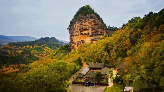 天水麦积山石窟全景榆林窟全景甘谷大象山从祁连雪山到黄河峡谷,从