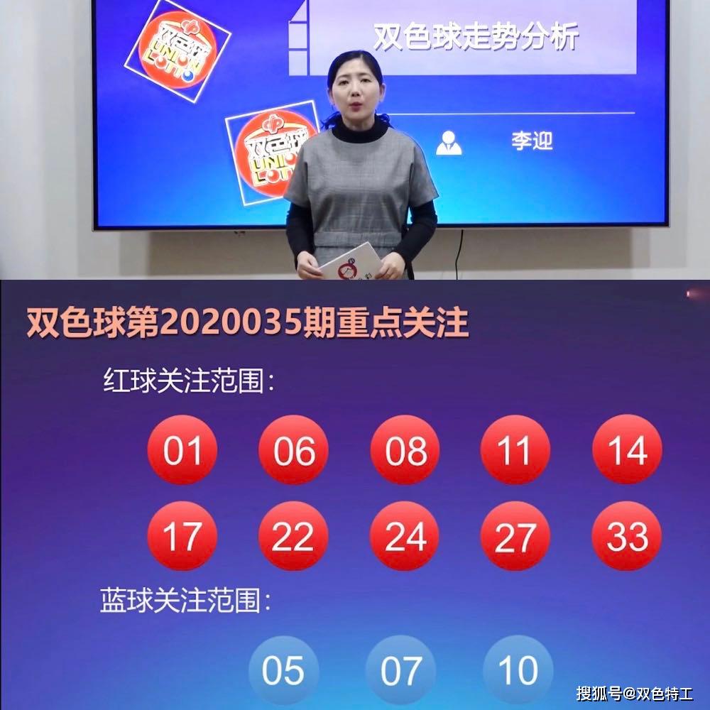 双色球2020035期:李迎的推荐上期蓝球全军覆没,红球只有一个