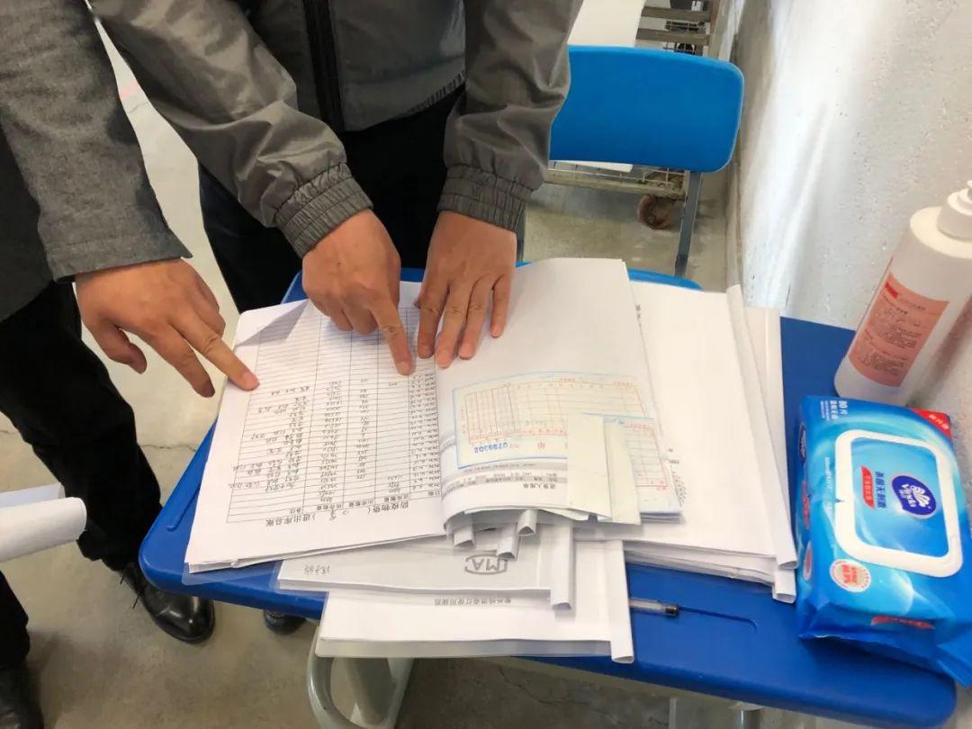物资储备充实，有效地运用到日常防疫之中，台账记录清晰、明确台账清晰