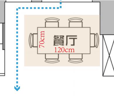 小户型的最后一次奇迹,就差这鸡肋1㎡了_圆桌