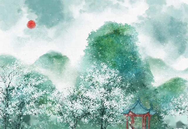 古风场景图:用我三生烟火 换你一世迷离