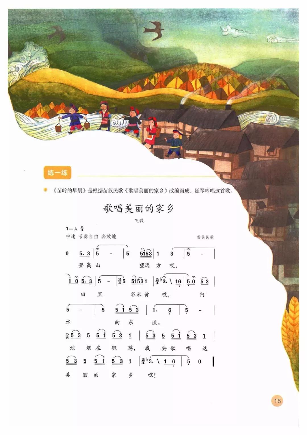 四年级音乐下春游简谱_春游简笔画(2)