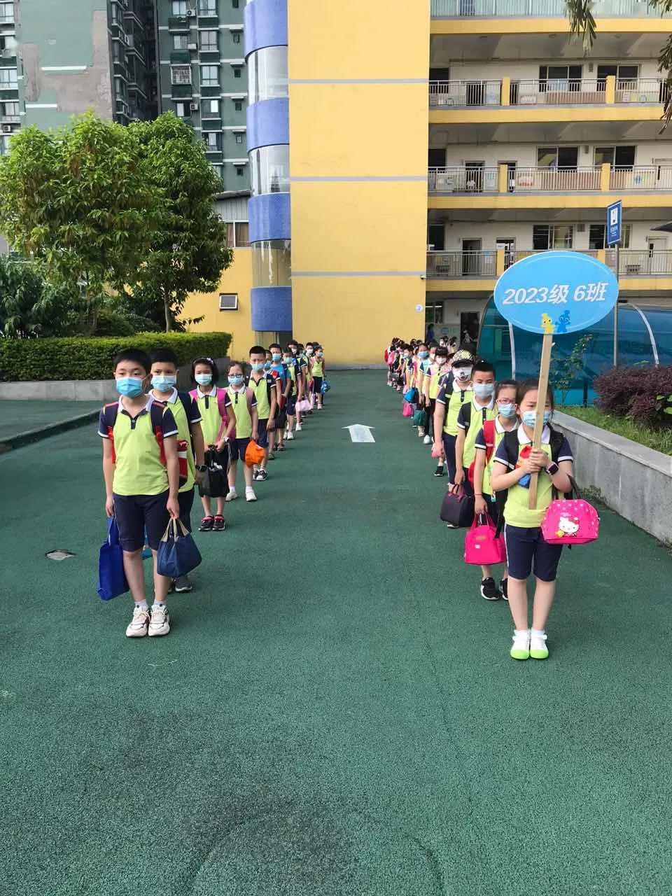 江南萌娃复学记——江南小学1-3年级学生复学掠影