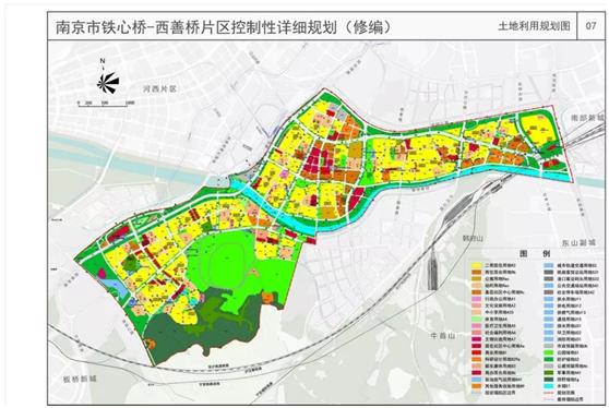 其中关于西善桥的最新规划消息,东接中国南京软件谷核心区,西靠奥体