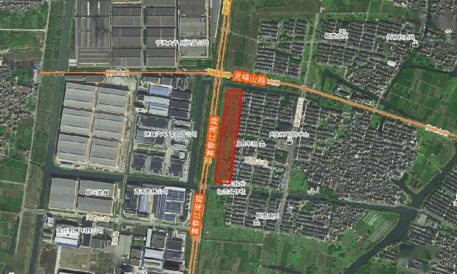 奉化区[13 岳林街道大成路两侧地段ii-03b地块地块基本信息示意图