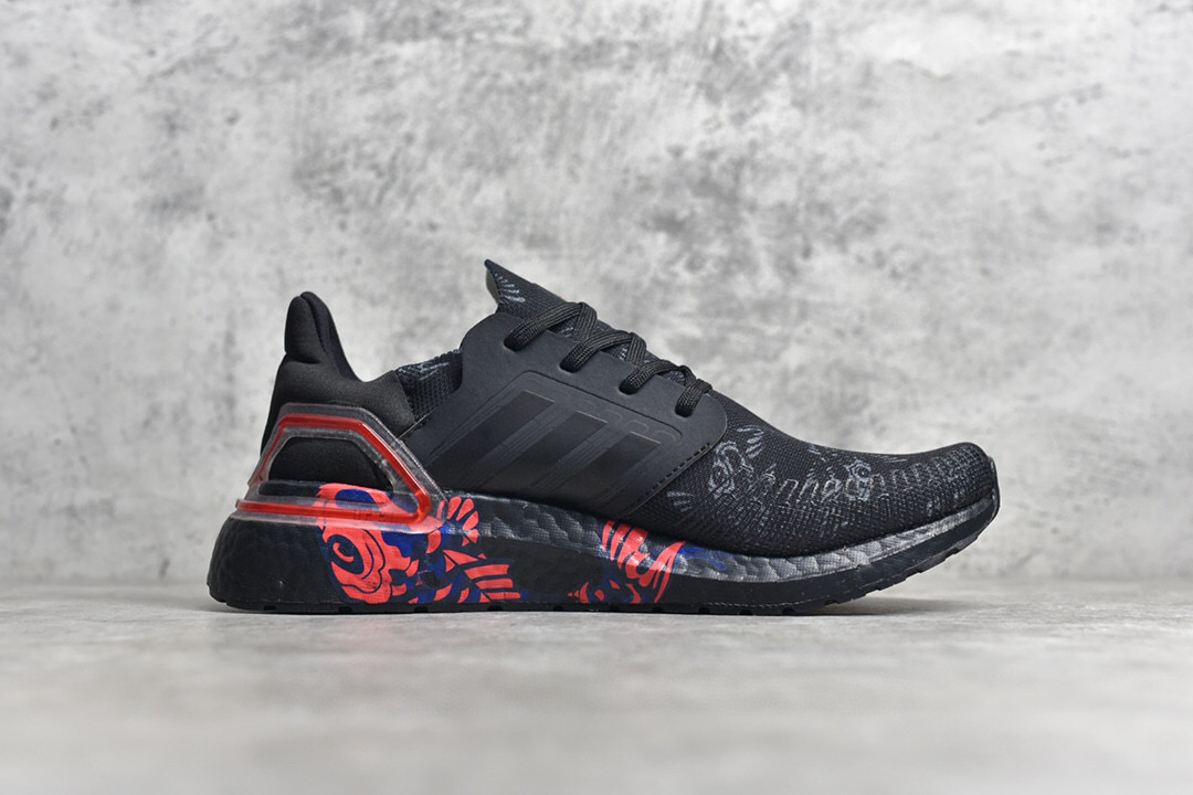 阿迪达斯adidasultraboost20cny新年限定花开富贵跑步鞋