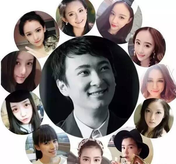王思聪同时约会6名女伴，美女环绕身边一团和气