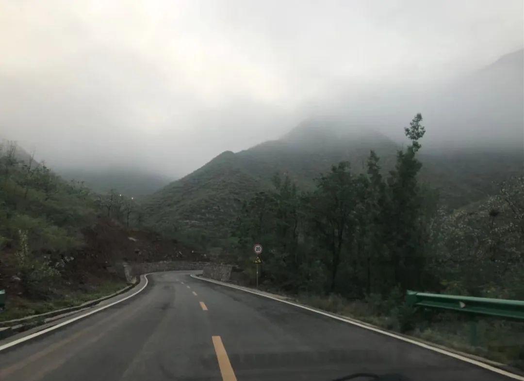 雨后的龙西公路,一路蜿蜒, 入云山雾海,耳边有唧唧啁啁的鸟语虫鸣,摇