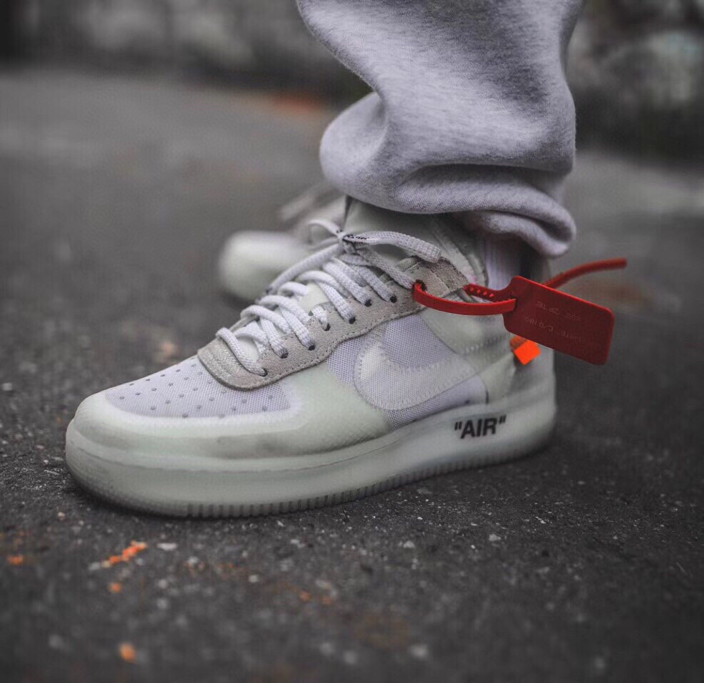 耐克 空军一号联名 off-white x nike air force 1 运动鞋