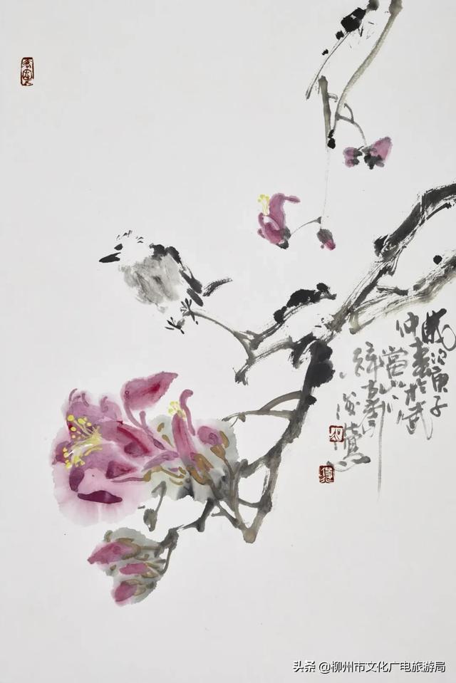 【展览】紫气东来万象新,柳州紫荆花美术作品展