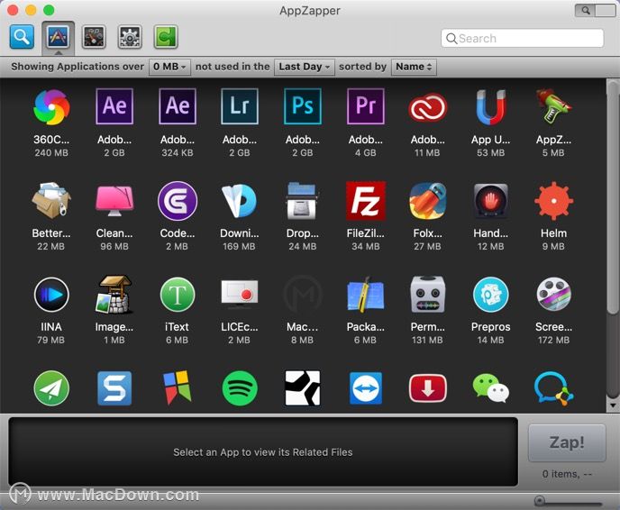 appzapper for mac(软件卸载工具)