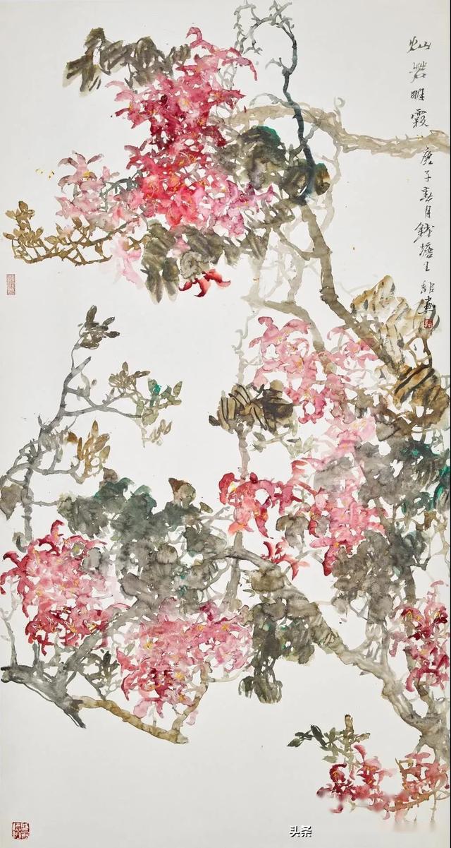 展览紫气东来万象新柳州紫荆花美术作品展