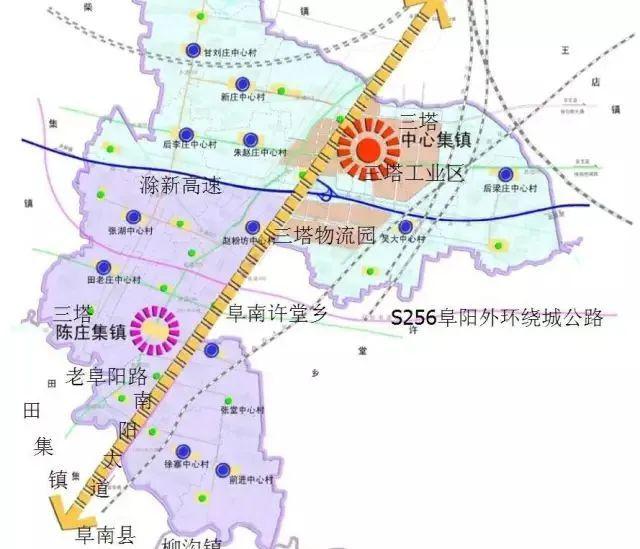 朱寨镇发展规划 02  根据《阜南县中长期空间规划》 阜南县行政辖区