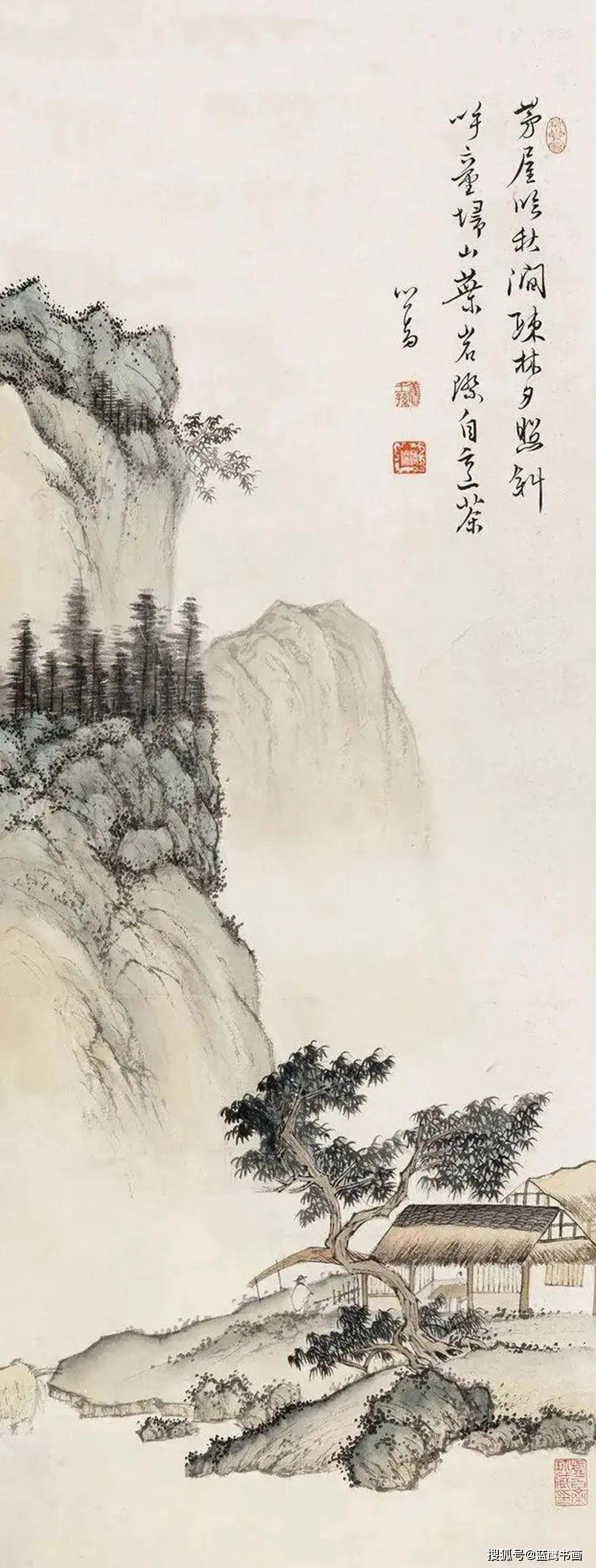 何以称为一代山水宗师?赏溥心畲画作,品清雅洁净之美