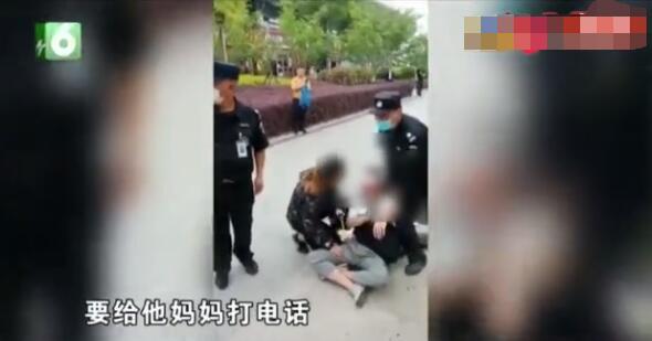 女方▲男子与妻子吵架被其砸破脑袋大哭：要给妈妈打电话，