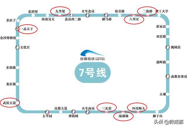 一品天下到九里堤线里缺七就叫它7号线成都地铁7号线的名字到底是怎么