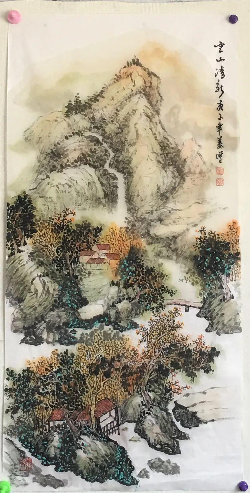 感恩母亲节李沧区文化馆线上美术作品展