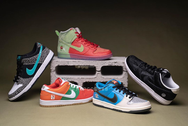 Nike SB Dunk下半年连发7双联名款，上演强势复兴之路_手机搜狐网