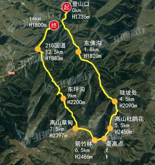 此线路属休闲徒步穿越路线,难度适中,每年的5月高山杜鹃花美丽绽放,是