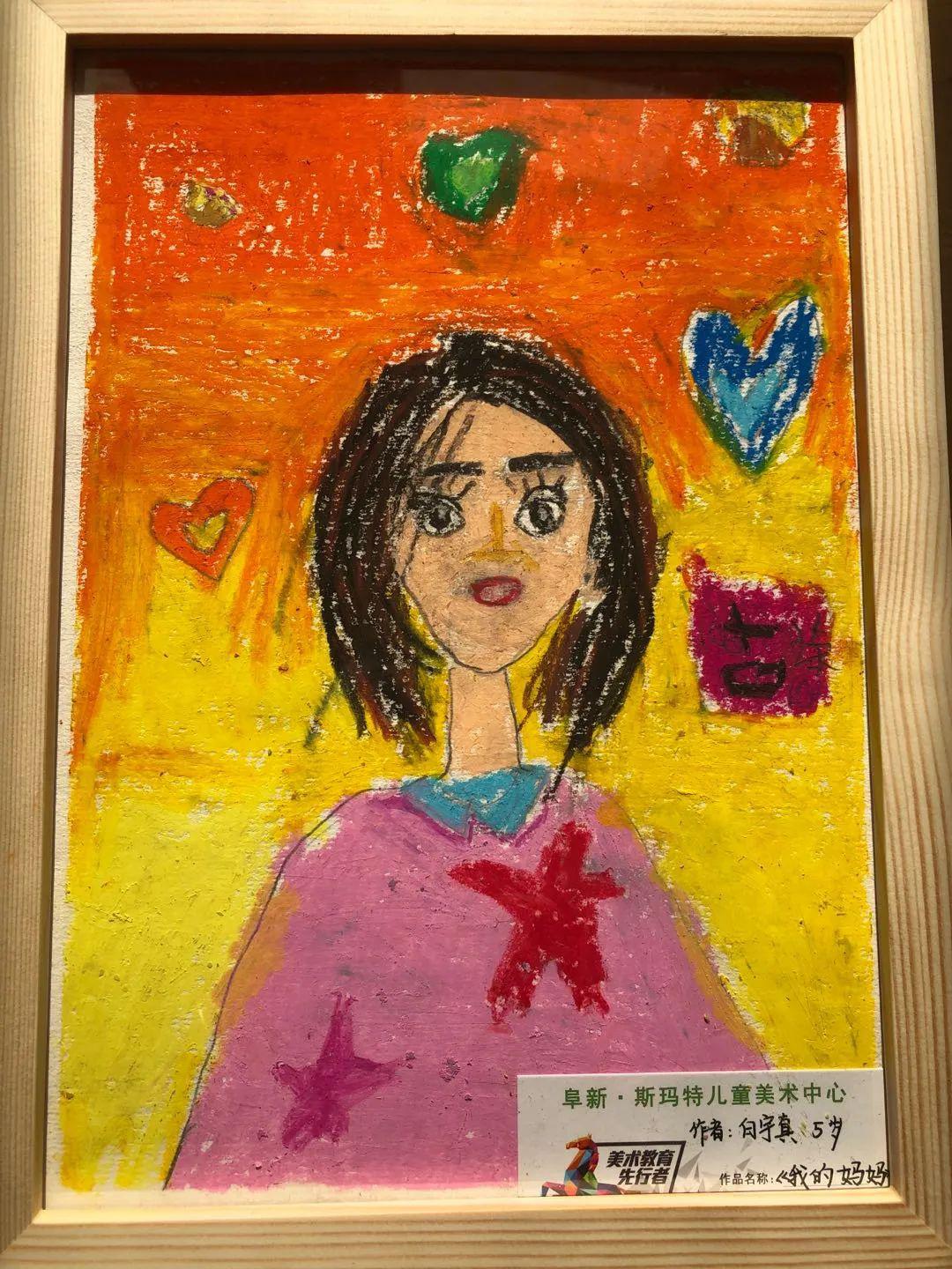 我的妈妈儿童绘画作品欣赏