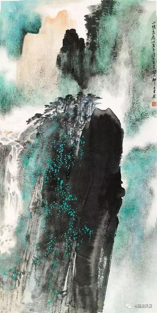 这组山水最适合夏天欣赏,绝对凉爽,静心静气,非常养眼
