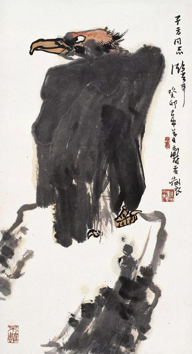 墨雨横飞!画鹰最猛的五大中国画家