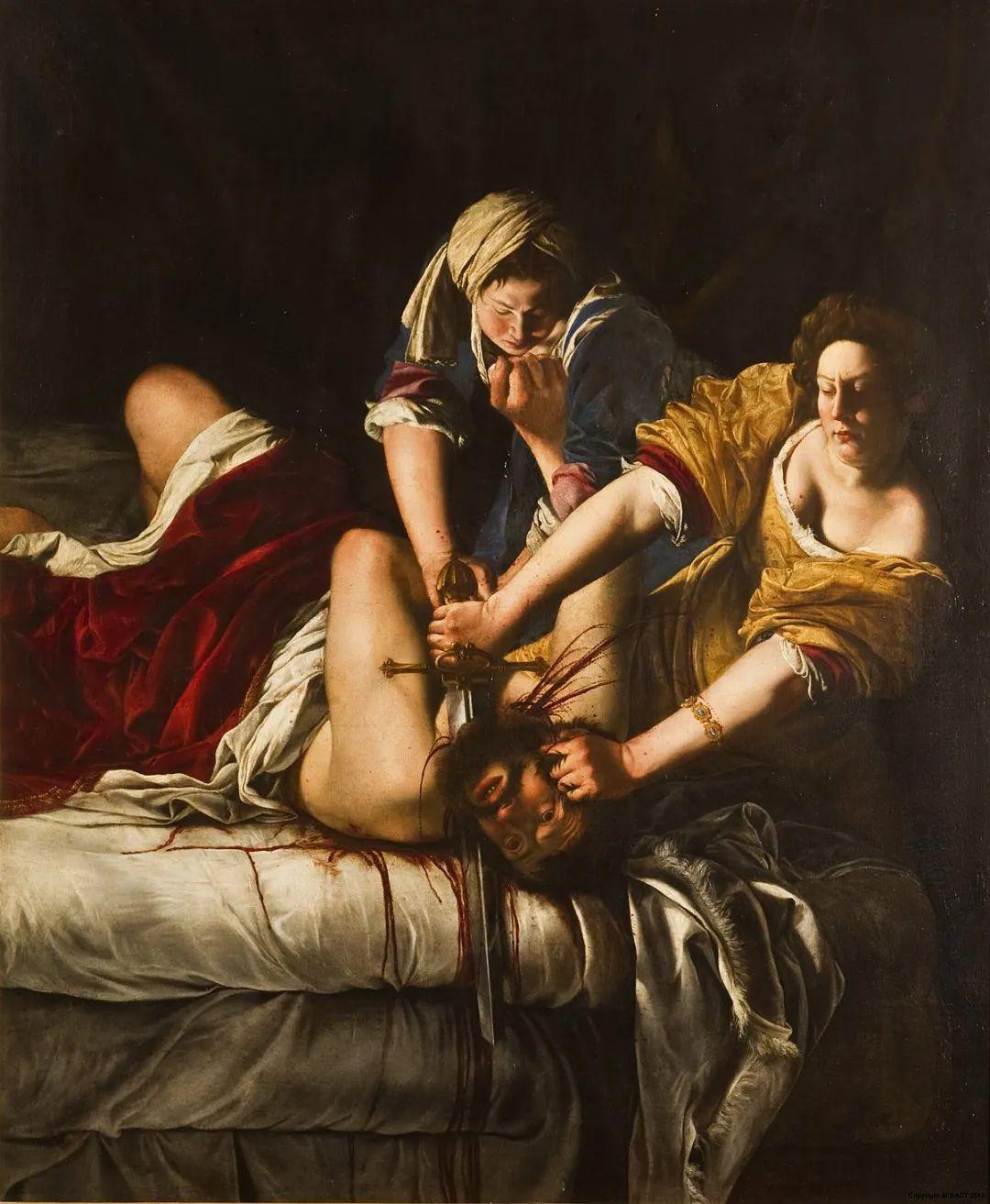 artemisia gentileschi, judith slaying holofernes (1620–21)