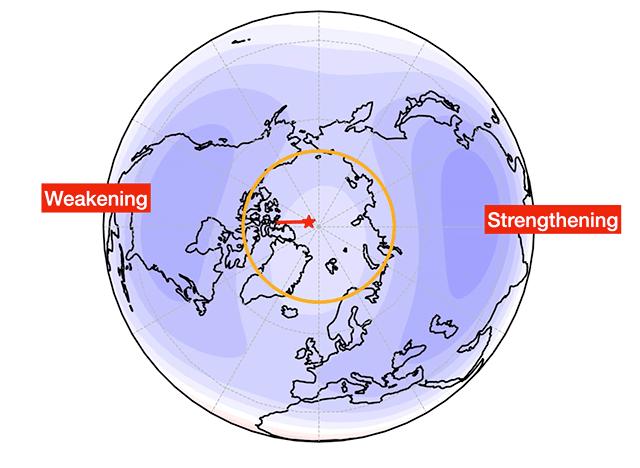 原创北磁极漂移原因到底是什么会导致导航失灵