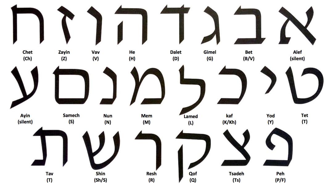 例如,希伯来语属于闪含语系-闪米特语族-中部语支.