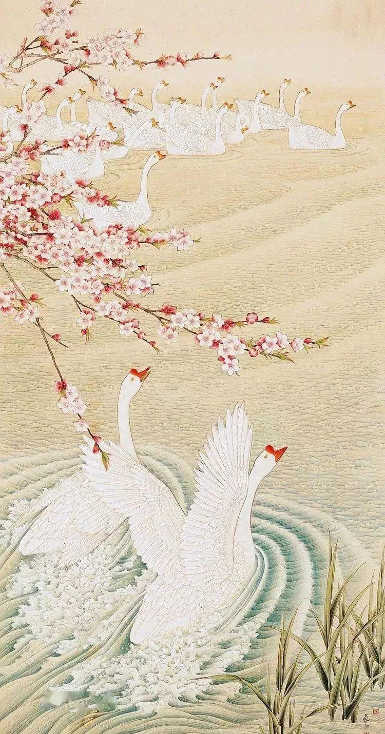 山水,花鸟,兼工诗词,书法,尤以工笔花鸟著称,是20世纪中国工笔花鸟画