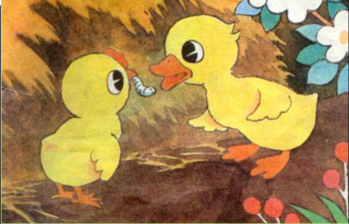 听故事来了青云店镇中心幼儿园教师讲故事之小公鸡和小鸭子